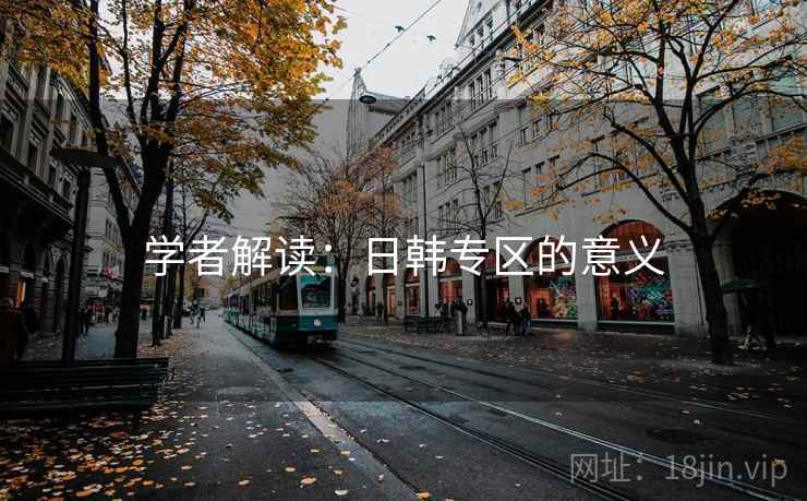 学者解读:日韩专区的意义 学者解读:日韩专区的意义