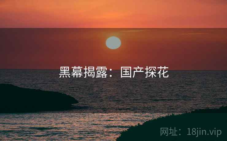黑幕揭露:国产探花