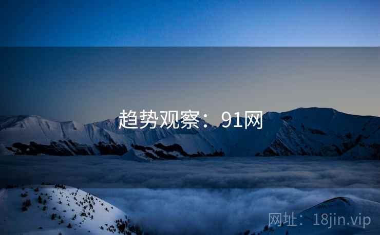 趋势观察:91网