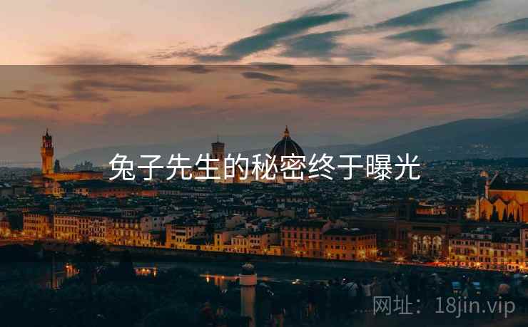 兔子先生的秘密终于曝光 兔子先生的秘密终于曝光