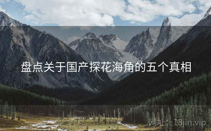 盘点关于国产探花海角的五个真相